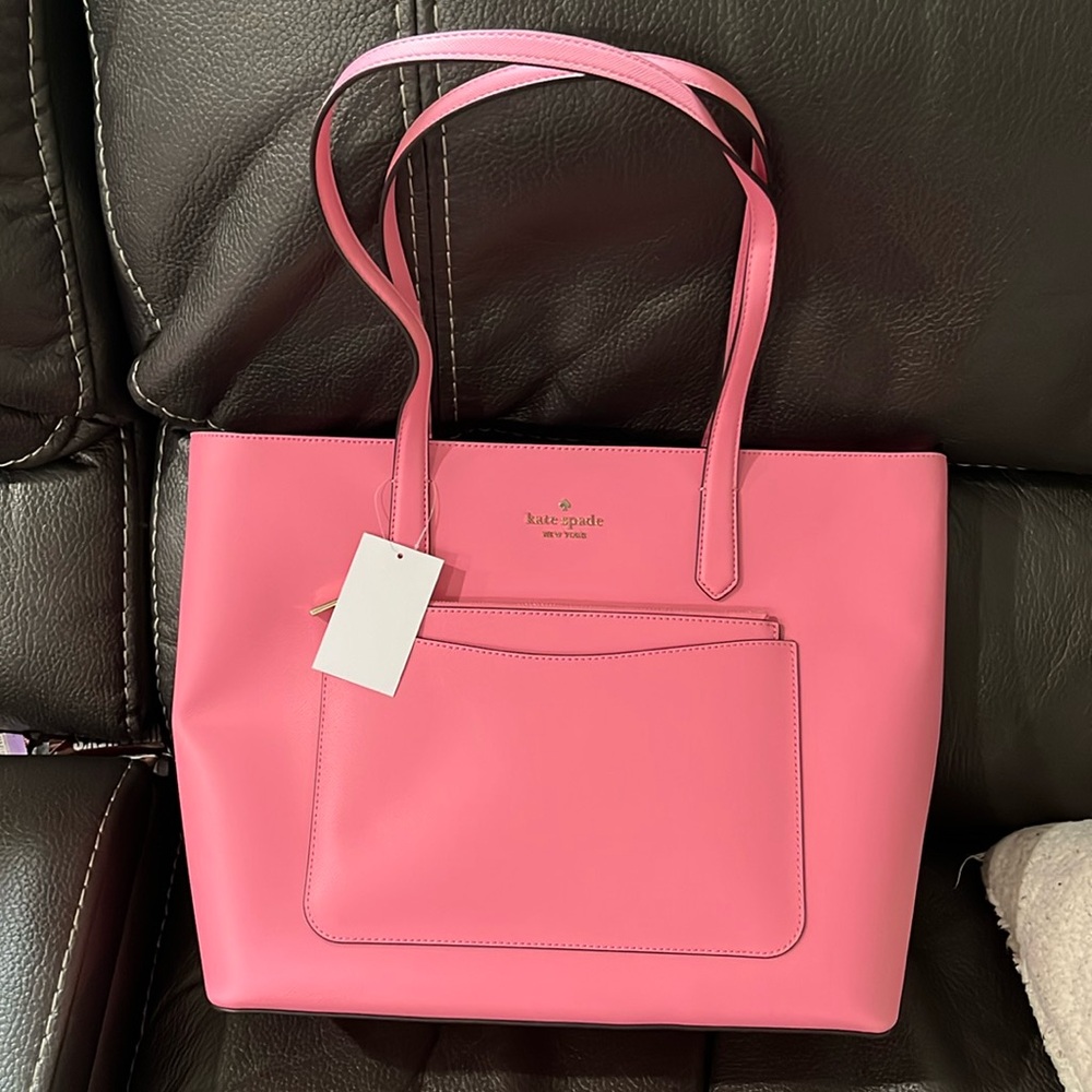 Kate spade blossom pink tote with matching wallet